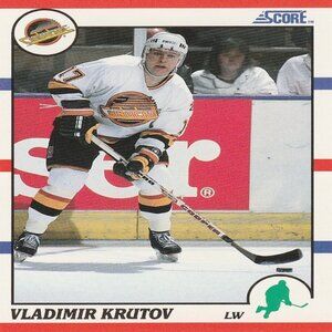 Vladimir Krutov - 1990 Score Hockey Card